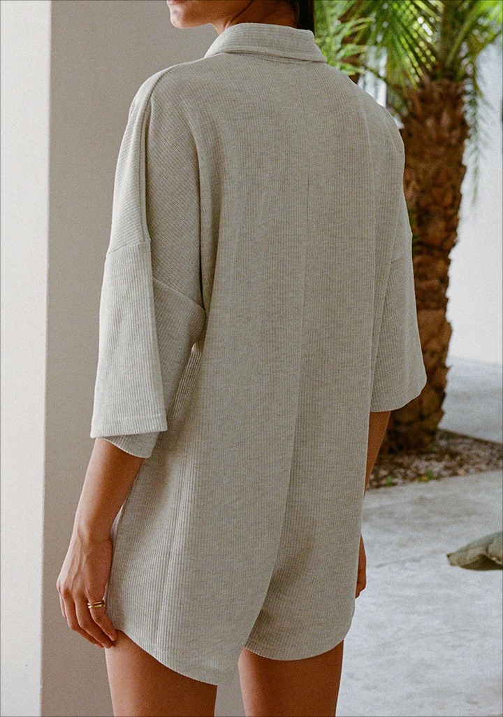 Half Sleeve Minimalist Jumpsuit