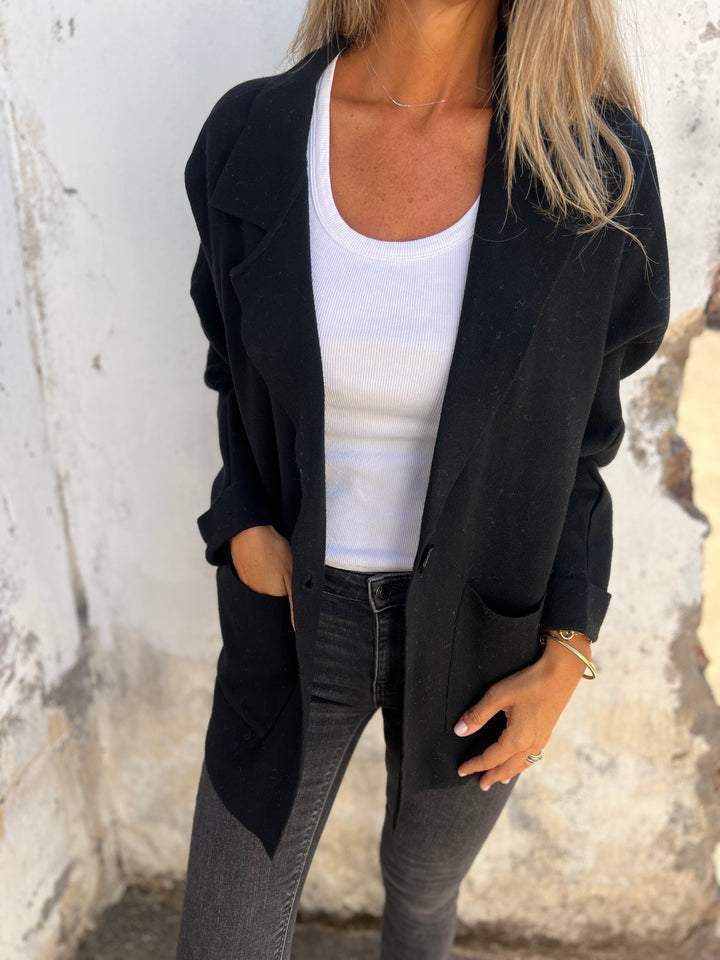 Autumn and Winter Lapel Long Sleeve Casual Jacket