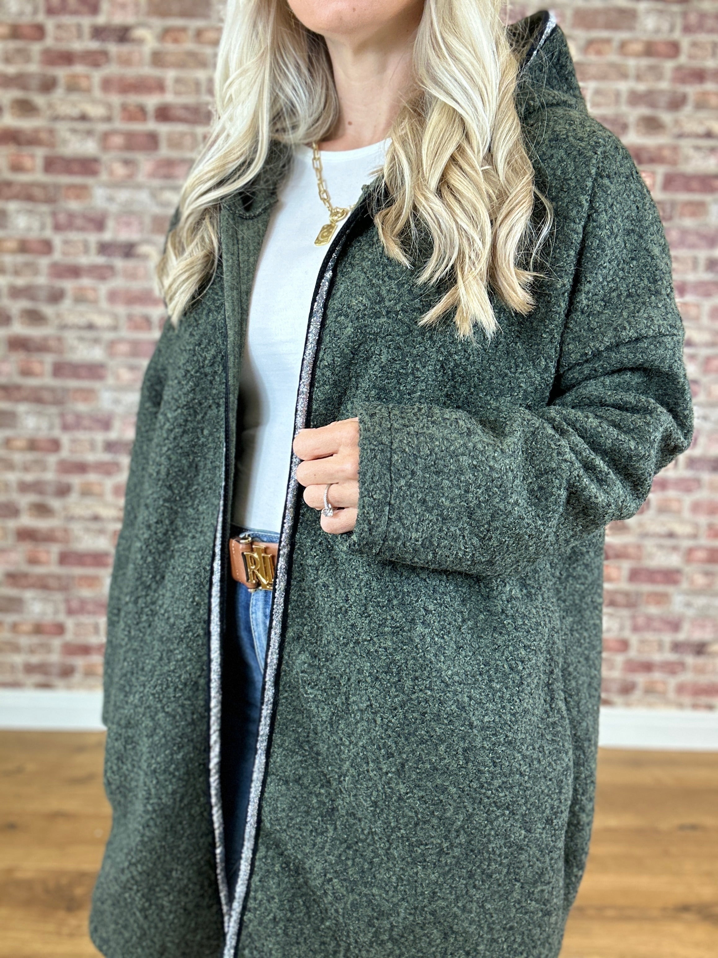 Long Sleeve Hooded Star Coat