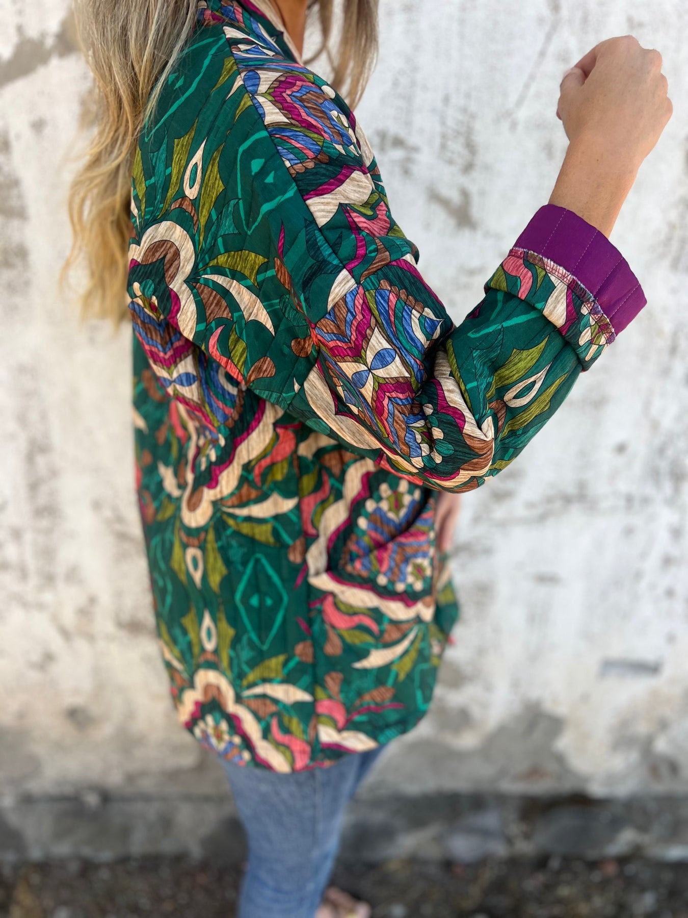 Colorful Printed Jacket