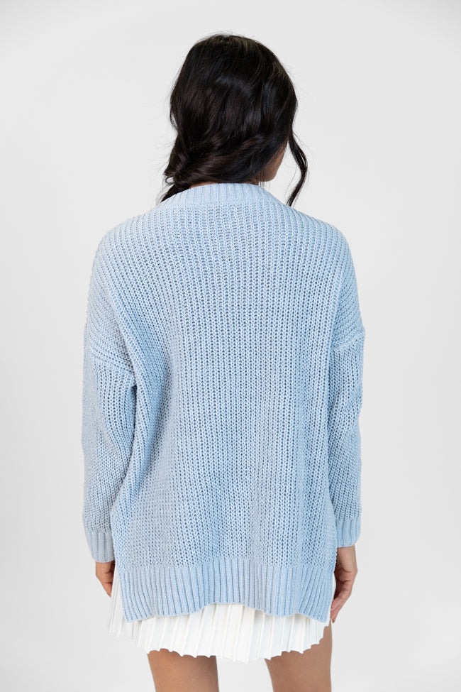 Knitted High Low Hem Sweater