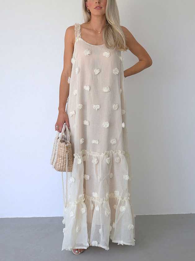 Delicate and Light Layered Maxi Dress