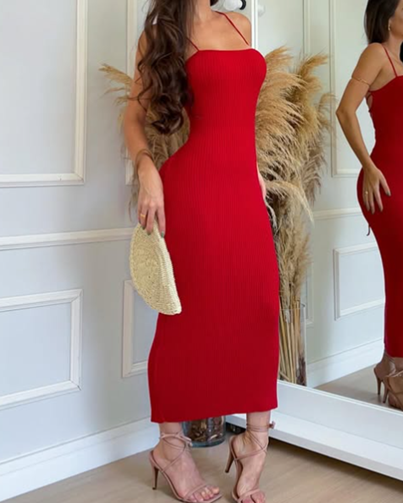 Sexy Backpack Hip Suspender Dress