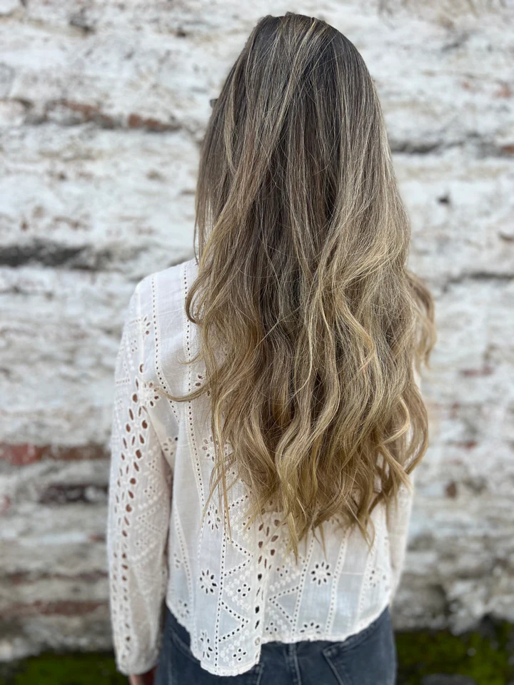 Long Sleeve Hollow Shirt