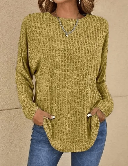 💖Casual Long Sleeve Sweater 