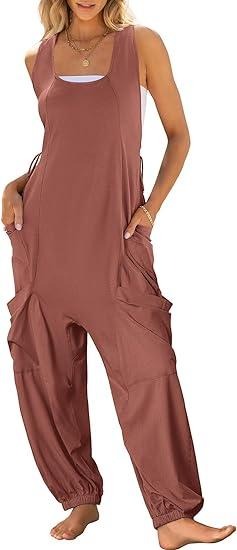 Sleeveless Casual Jumpsuit