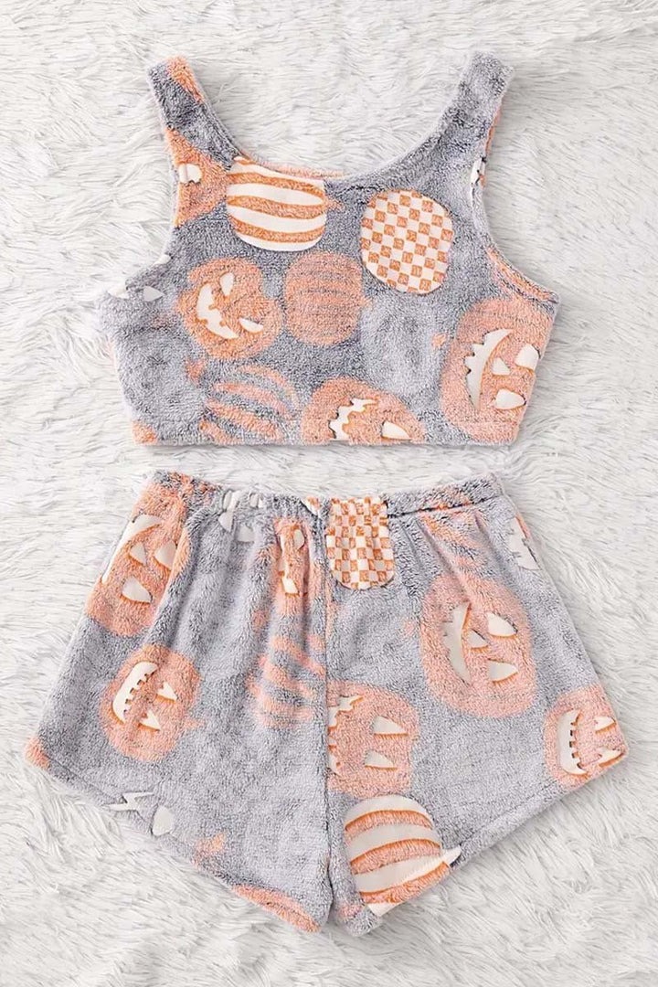 Halloween Glow-in-the-Dark Pajamas Set