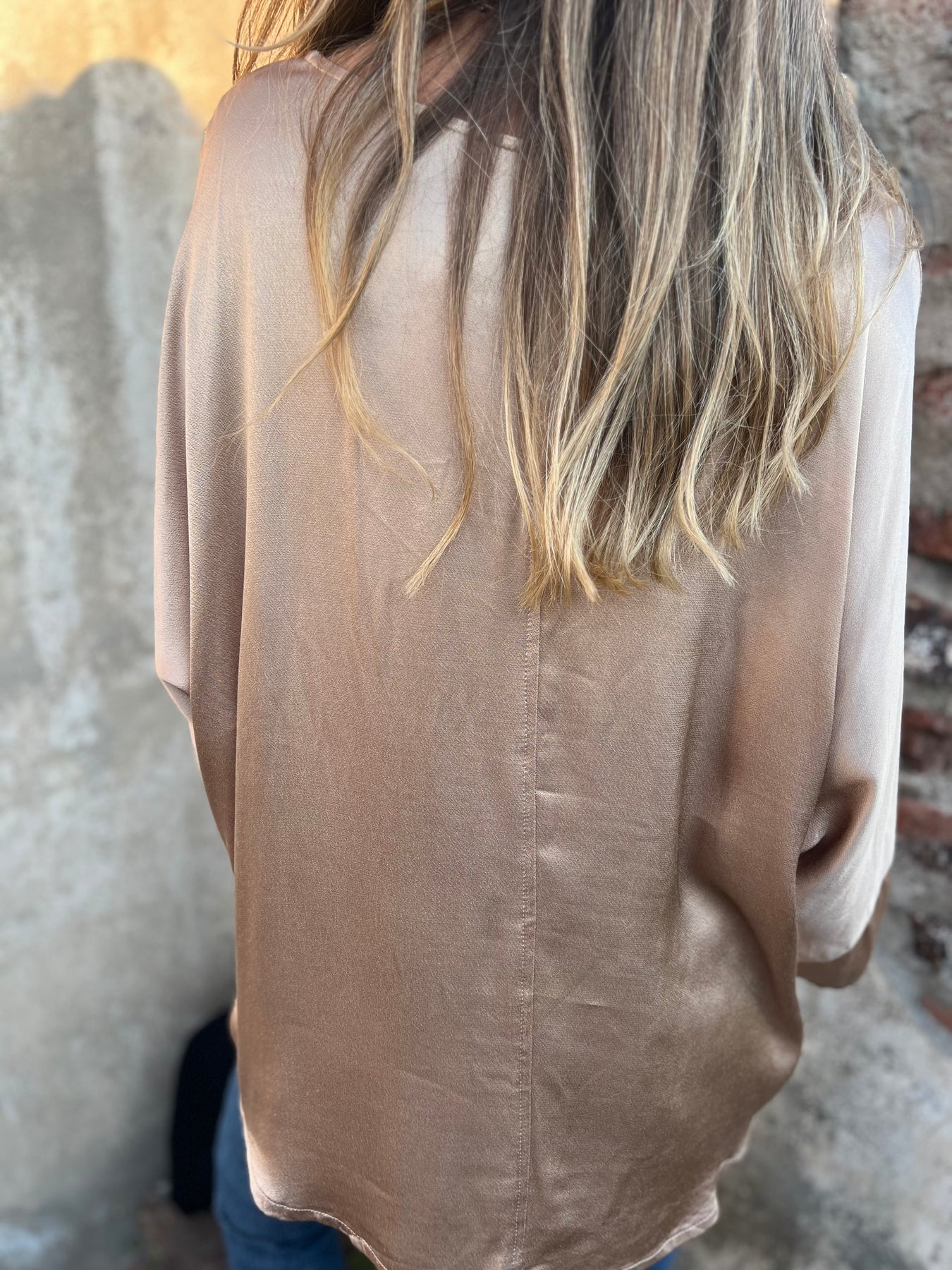 Smooth Silk Fiber Blouse