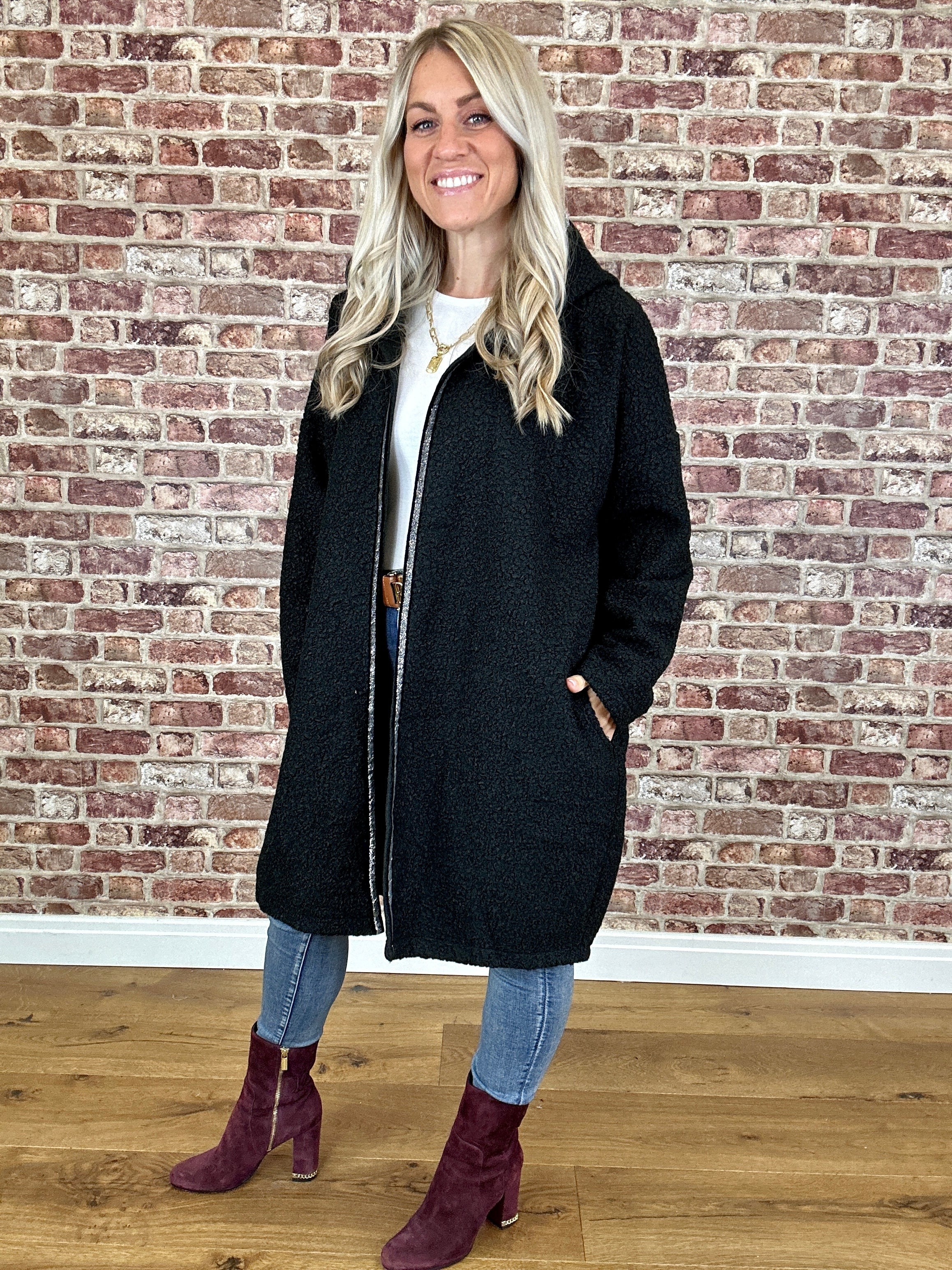 Long Sleeve Hooded Star Coat