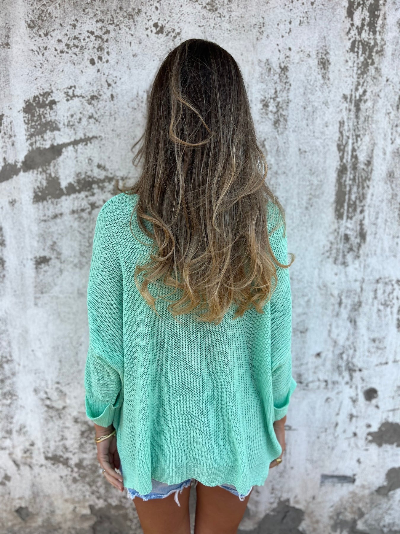 Knitted Loose Pocket Sweater