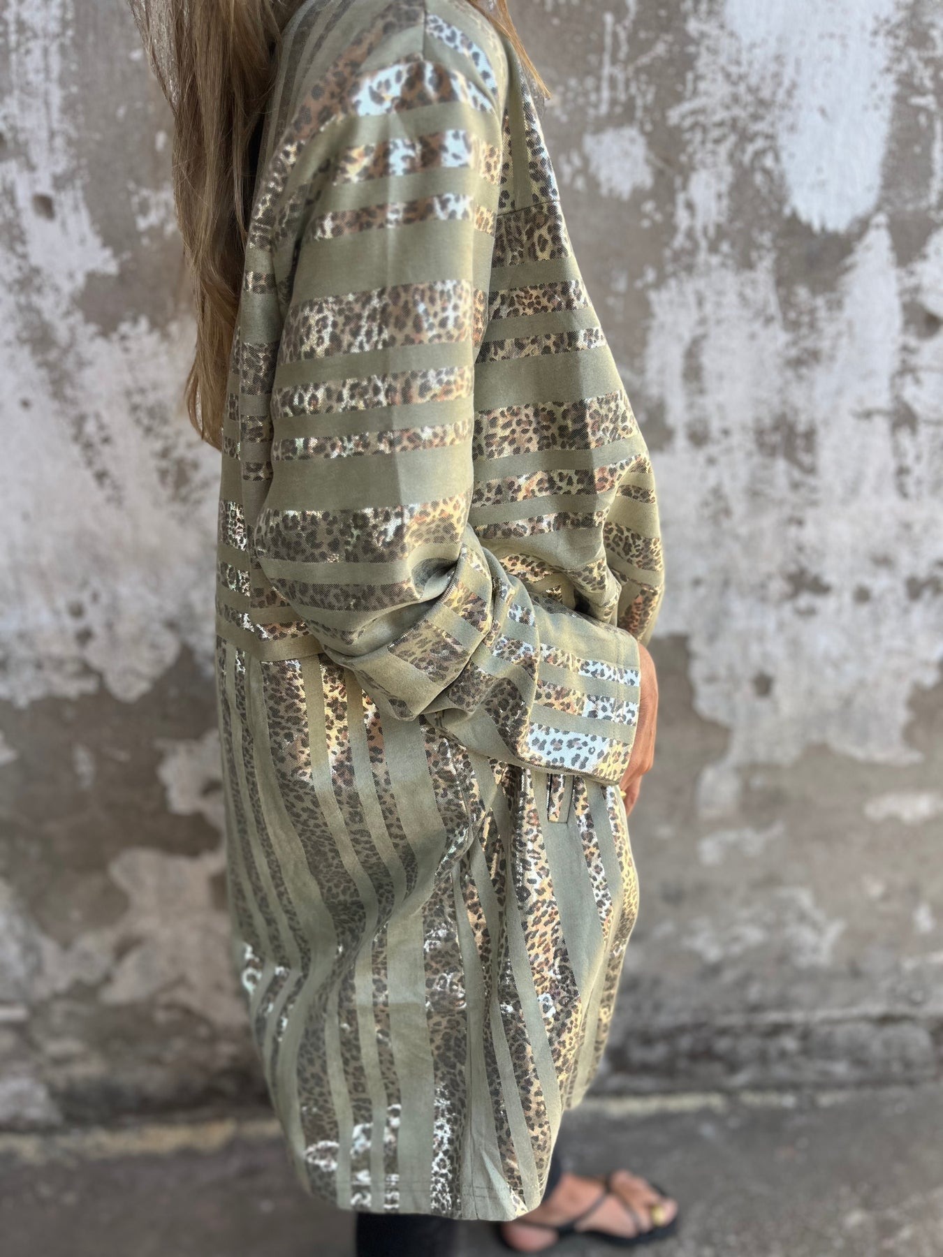 Gold Detail Pocket Coat