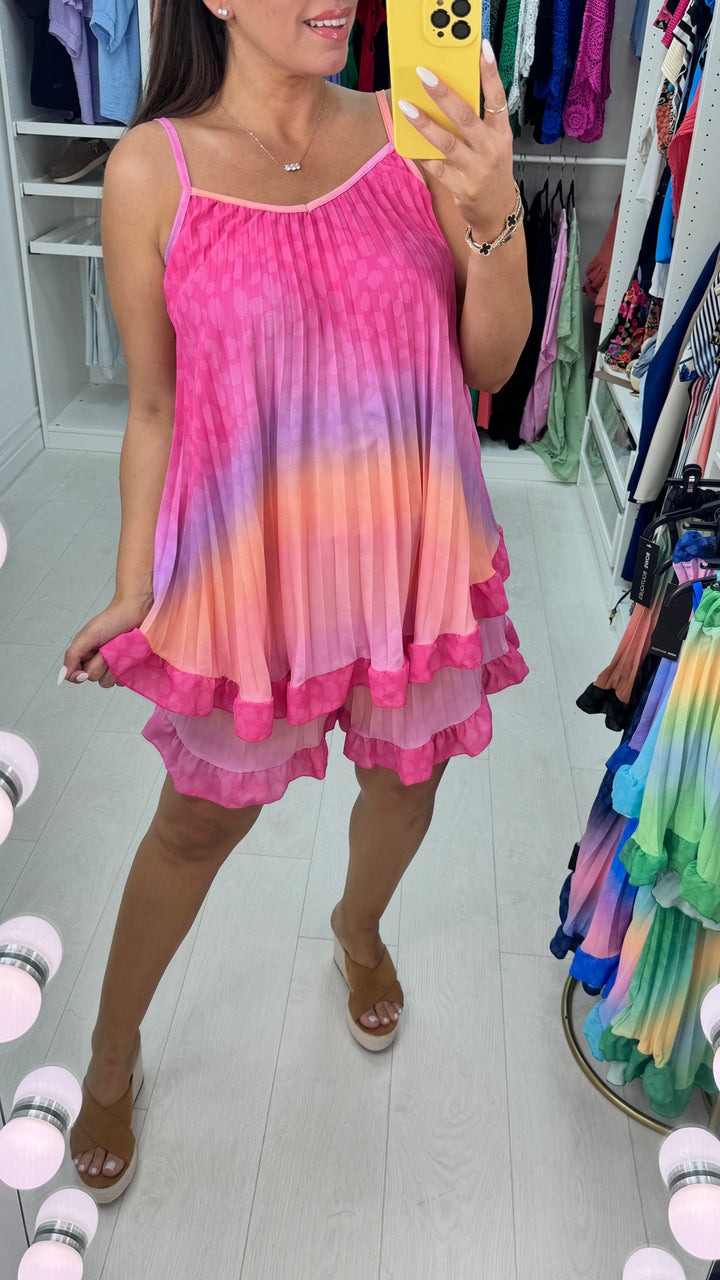 Pleated Ombre Co-Ord Set