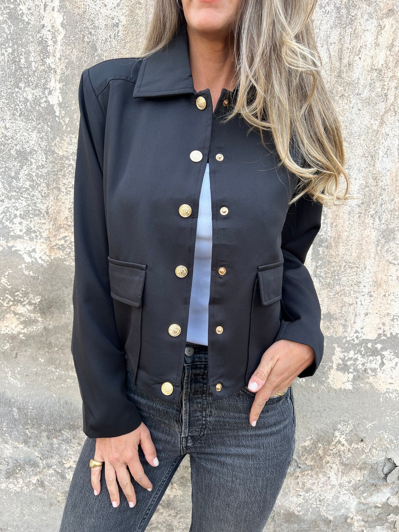 Lapel Button Jacket