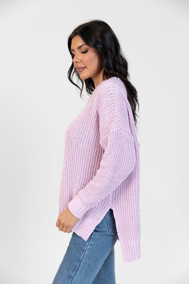 Knitted High Low Hem Sweater