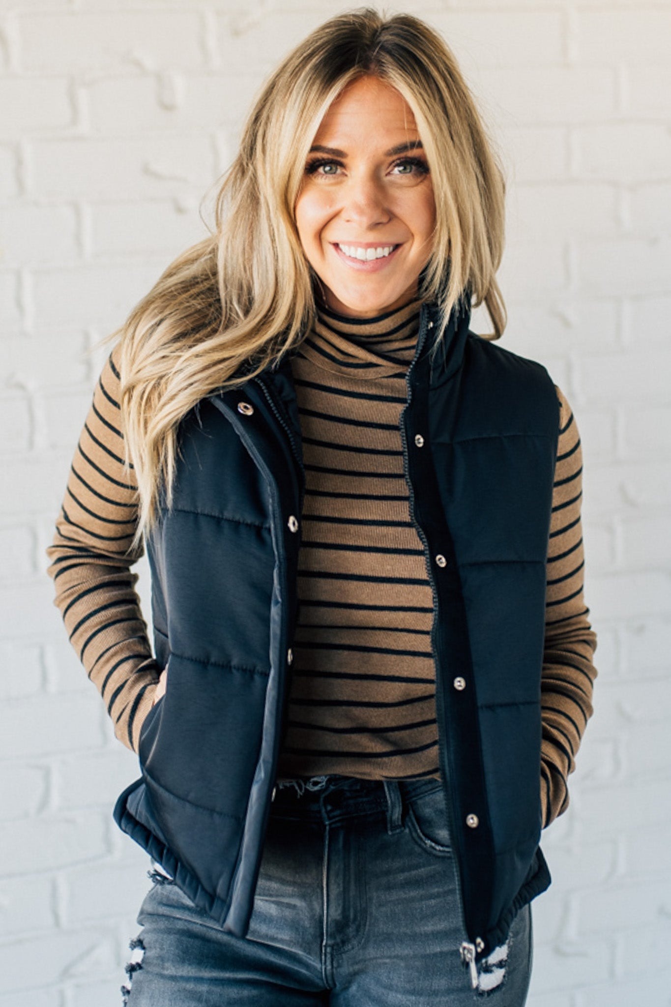 Cotton Zipper Vest