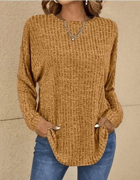 💖Casual Long Sleeve Sweater 