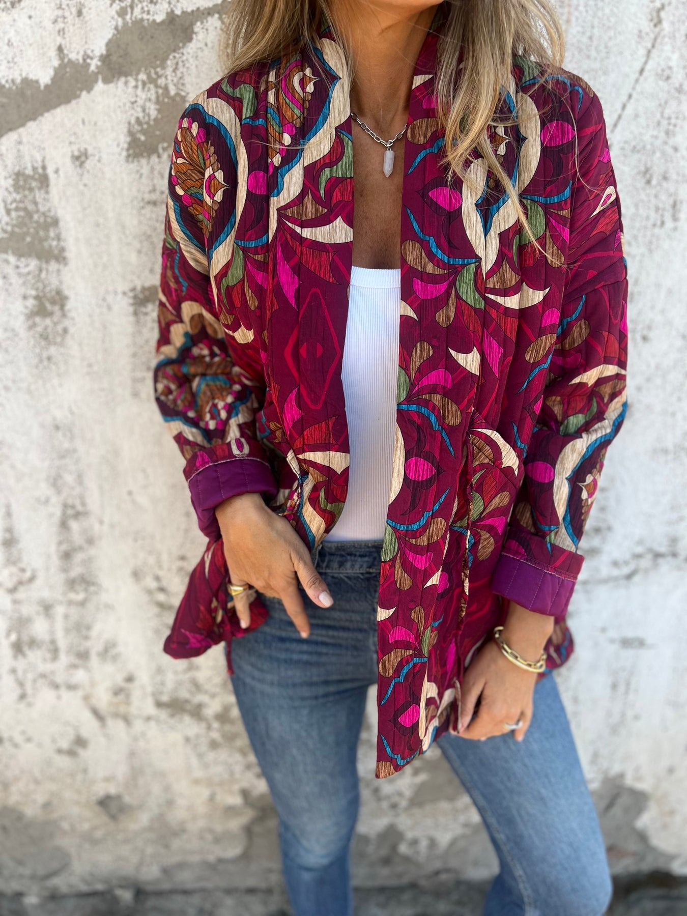Colorful Printed Jacket