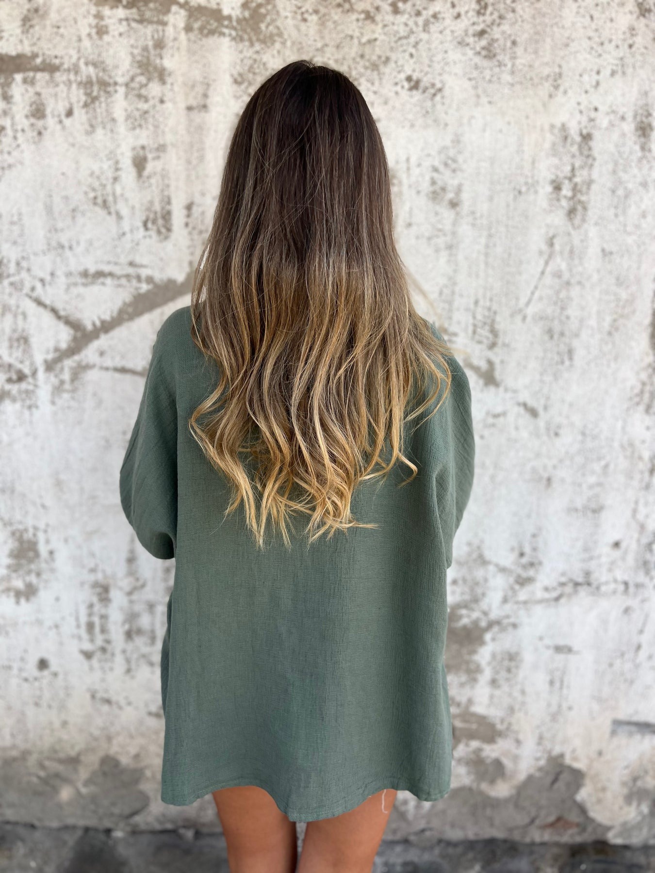 One Button Loose Cardigan