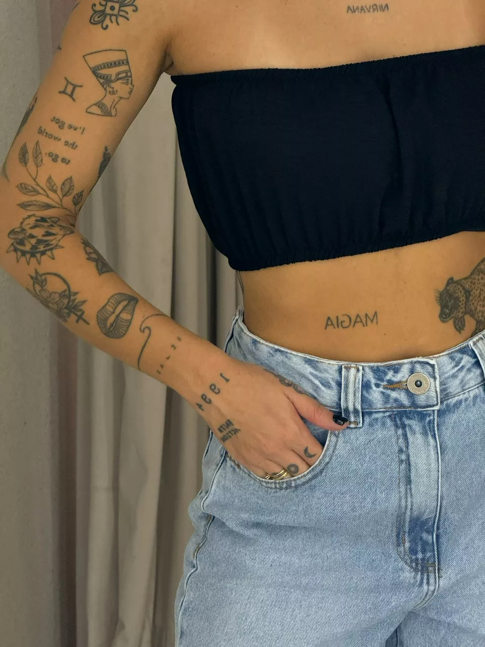 Cropped Top Versatile Asymmetrical Top