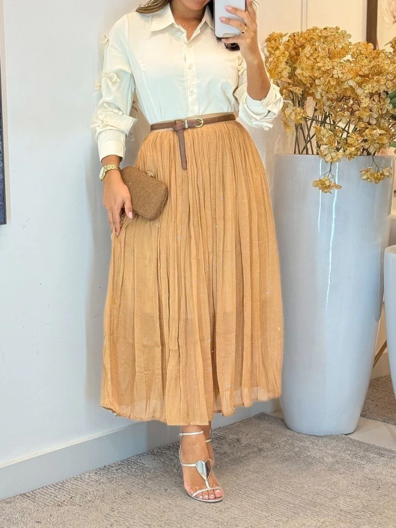 Shiny Muslin Skirt
