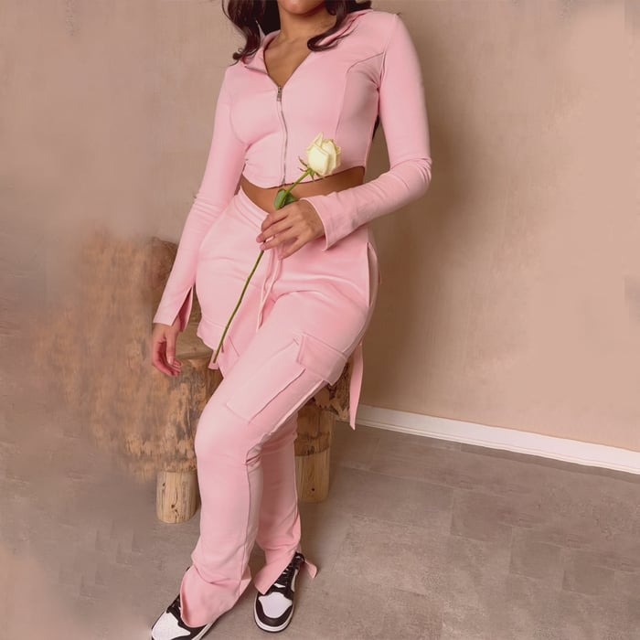 ✨Cargo Hooded Tracksuit 