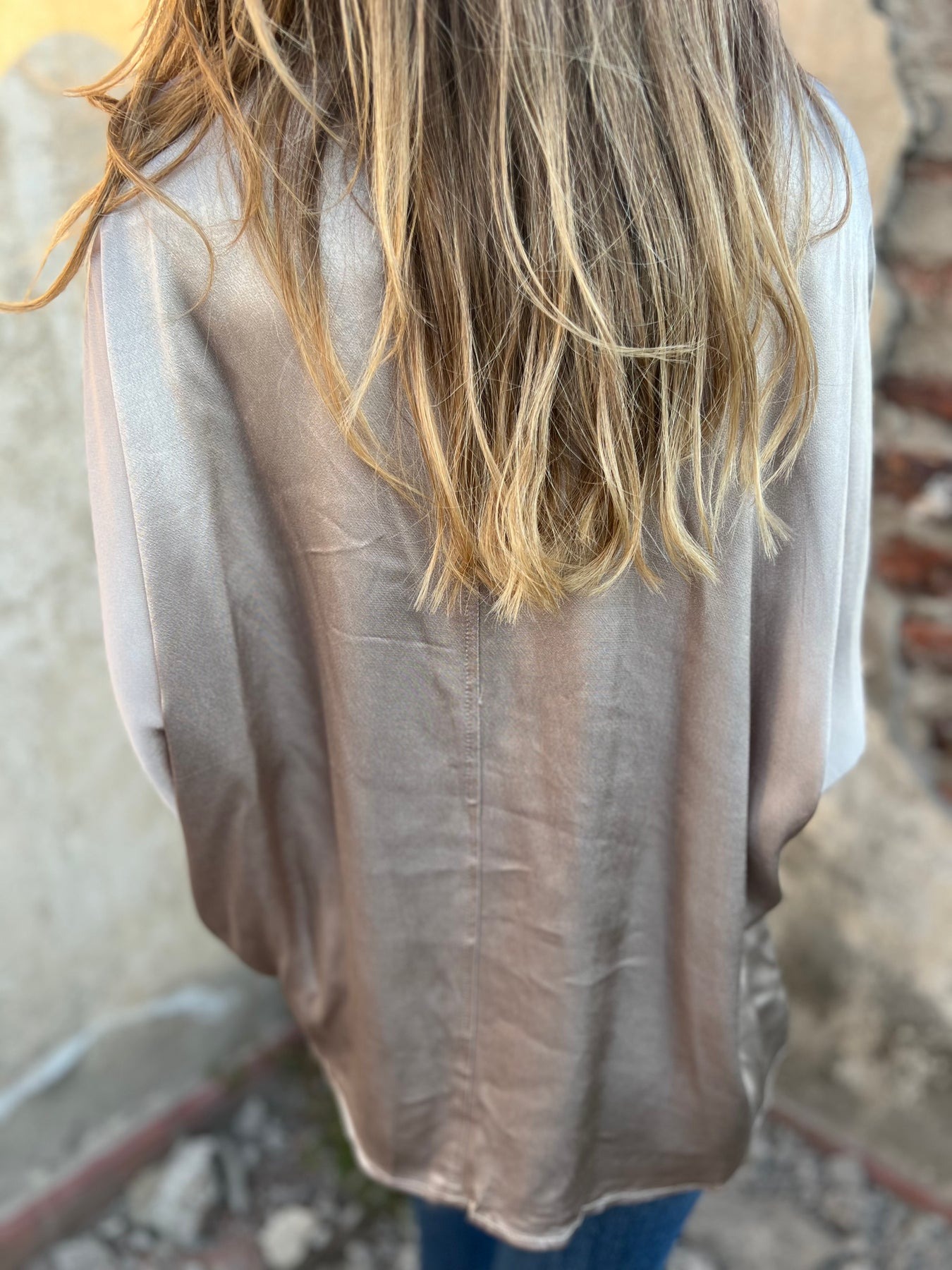 Smooth Silk Fiber Blouse