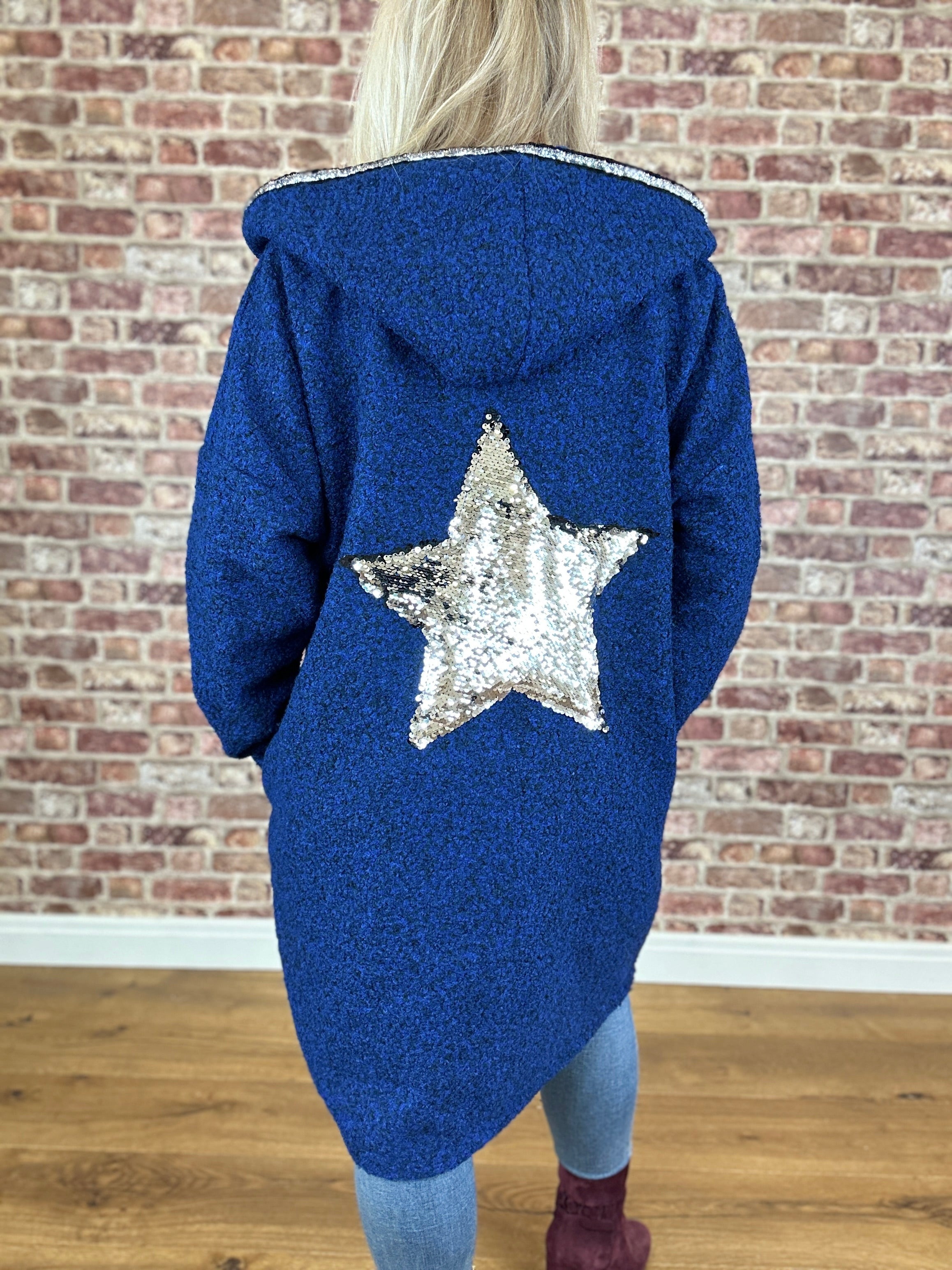 Long Sleeve Hooded Star Coat