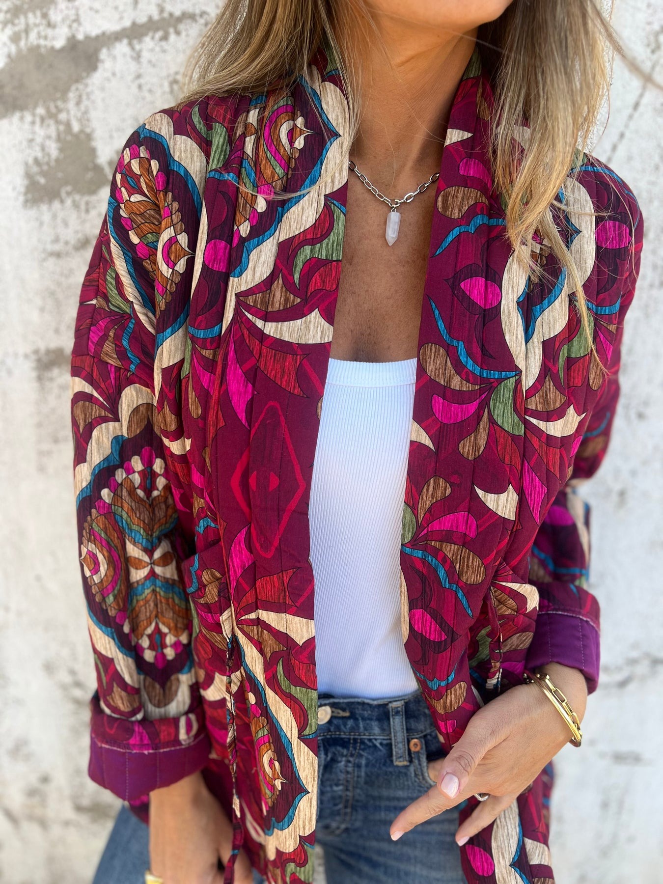 Colorful Printed Jacket