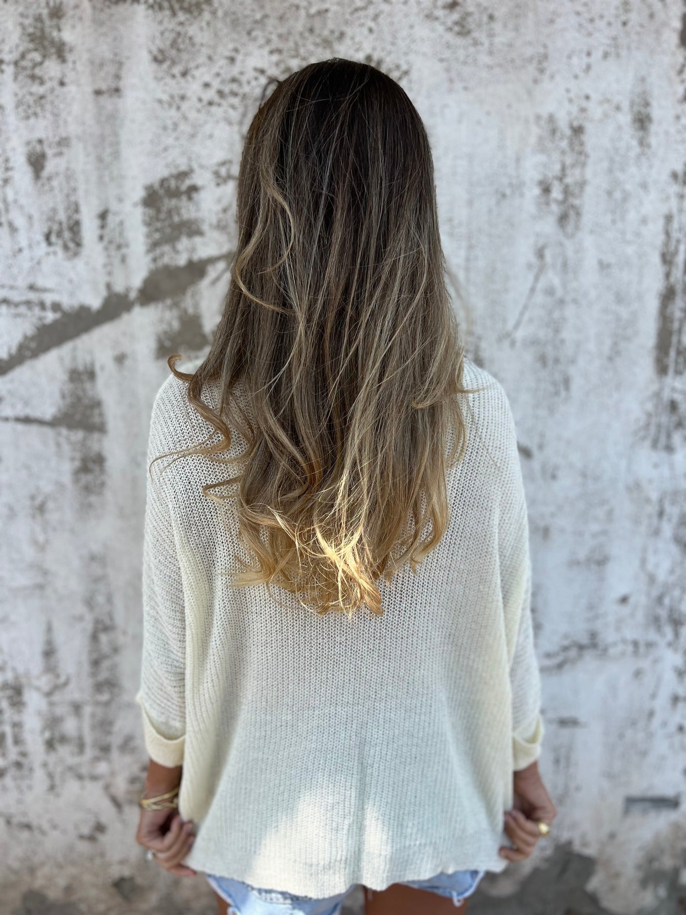 Knitted Loose Pocket Sweater