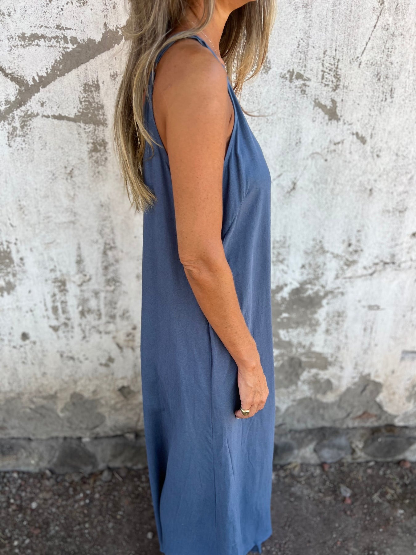 Adjustable Straps With Pocket Loose Jumpsuit