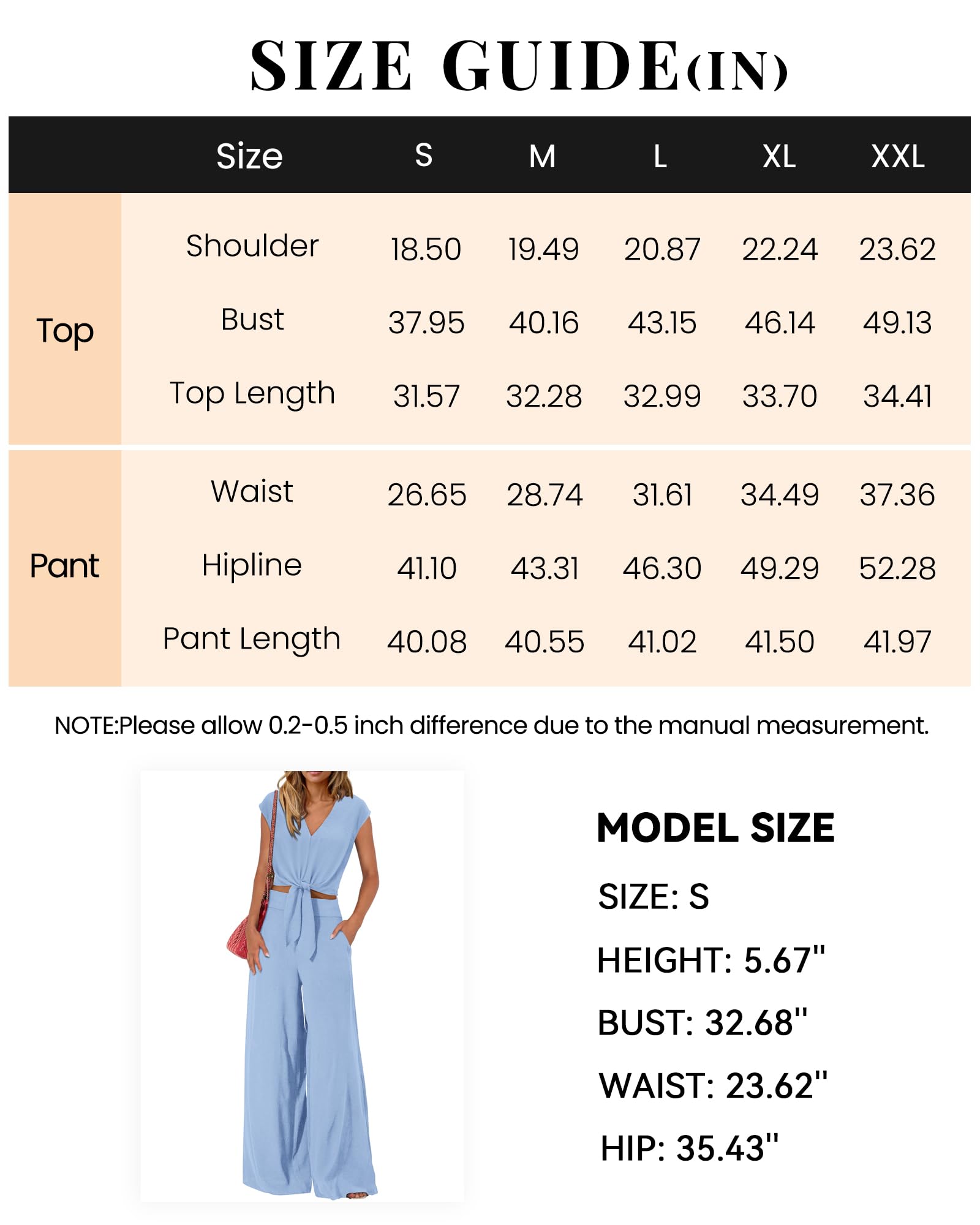 PRETTYGARDEN Women's Summer 2 Piece Outfits 2024 Cap Sleeve V Neck Belted Crop Tops Wide Leg Pant Sets Casual Tracksuit