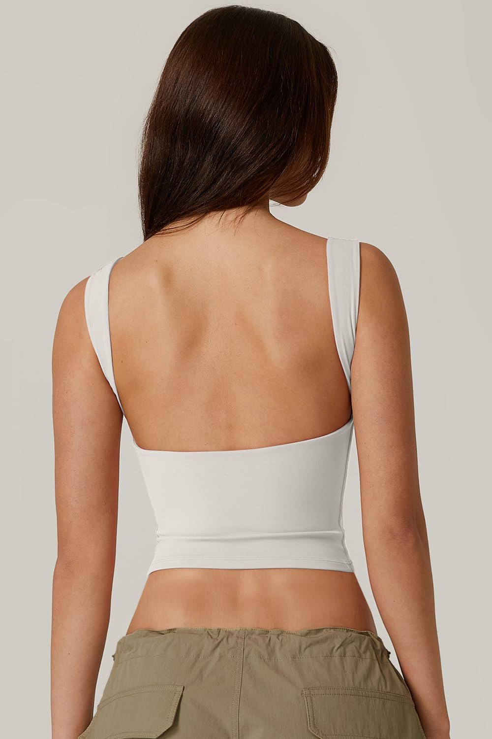 Sexy Open Back Sleeveless Crop Tank