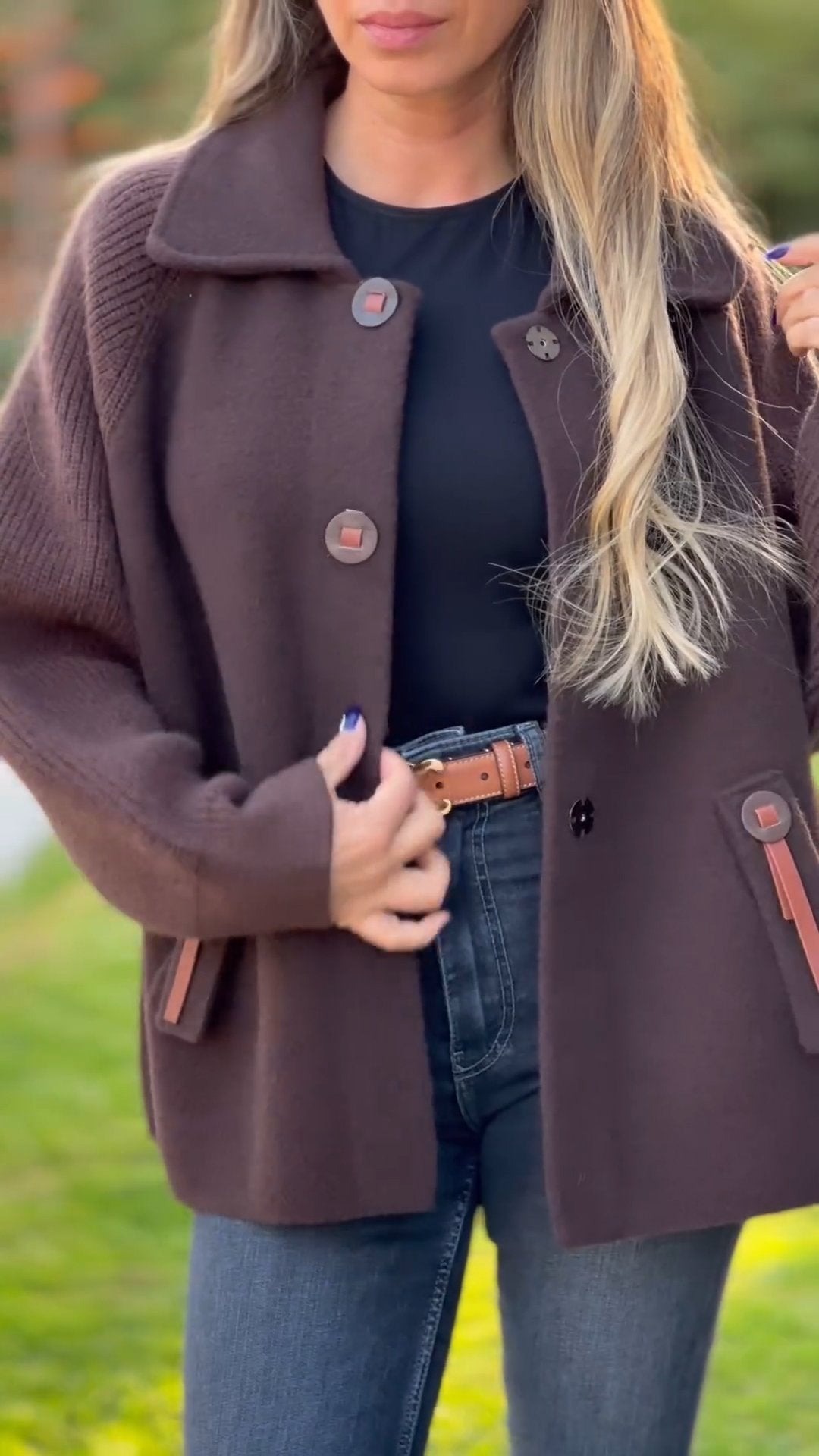 Long Sleeve Patchwork Jacket