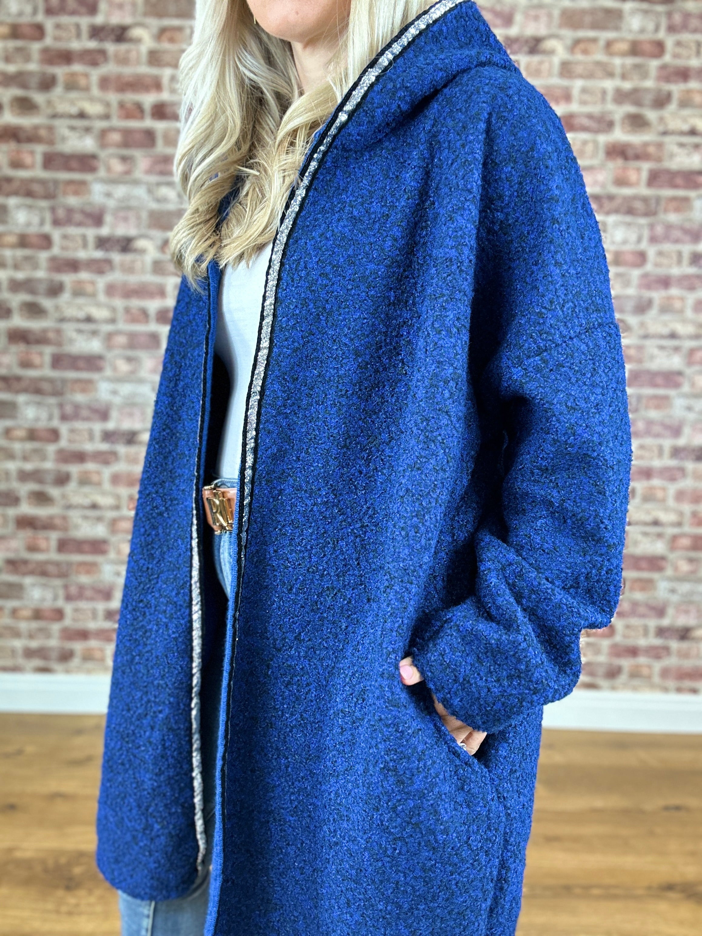 Long Sleeve Hooded Star Coat