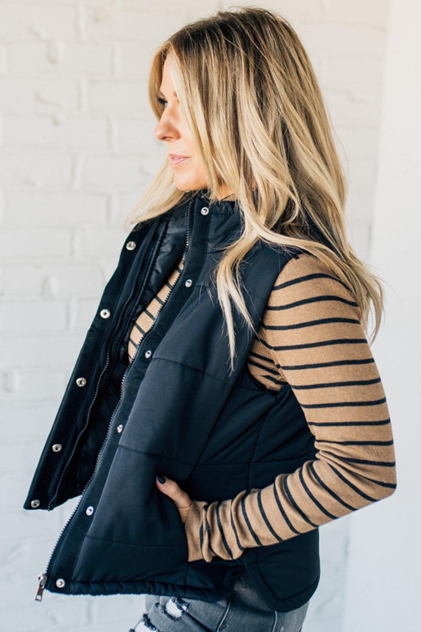 Cotton Zipper Vest