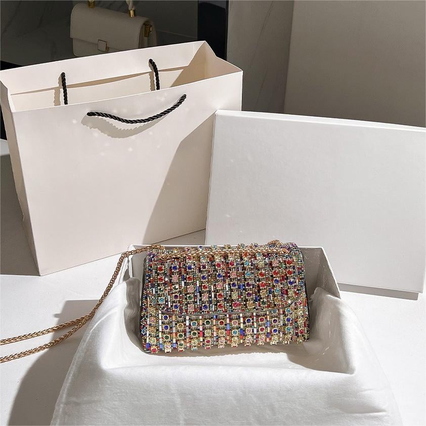 Women's Rhinestone Decorated Evening Bag