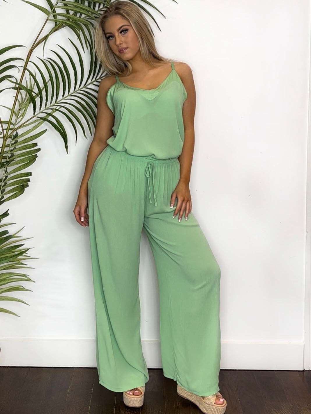 Women's Solid Sling Basic Set