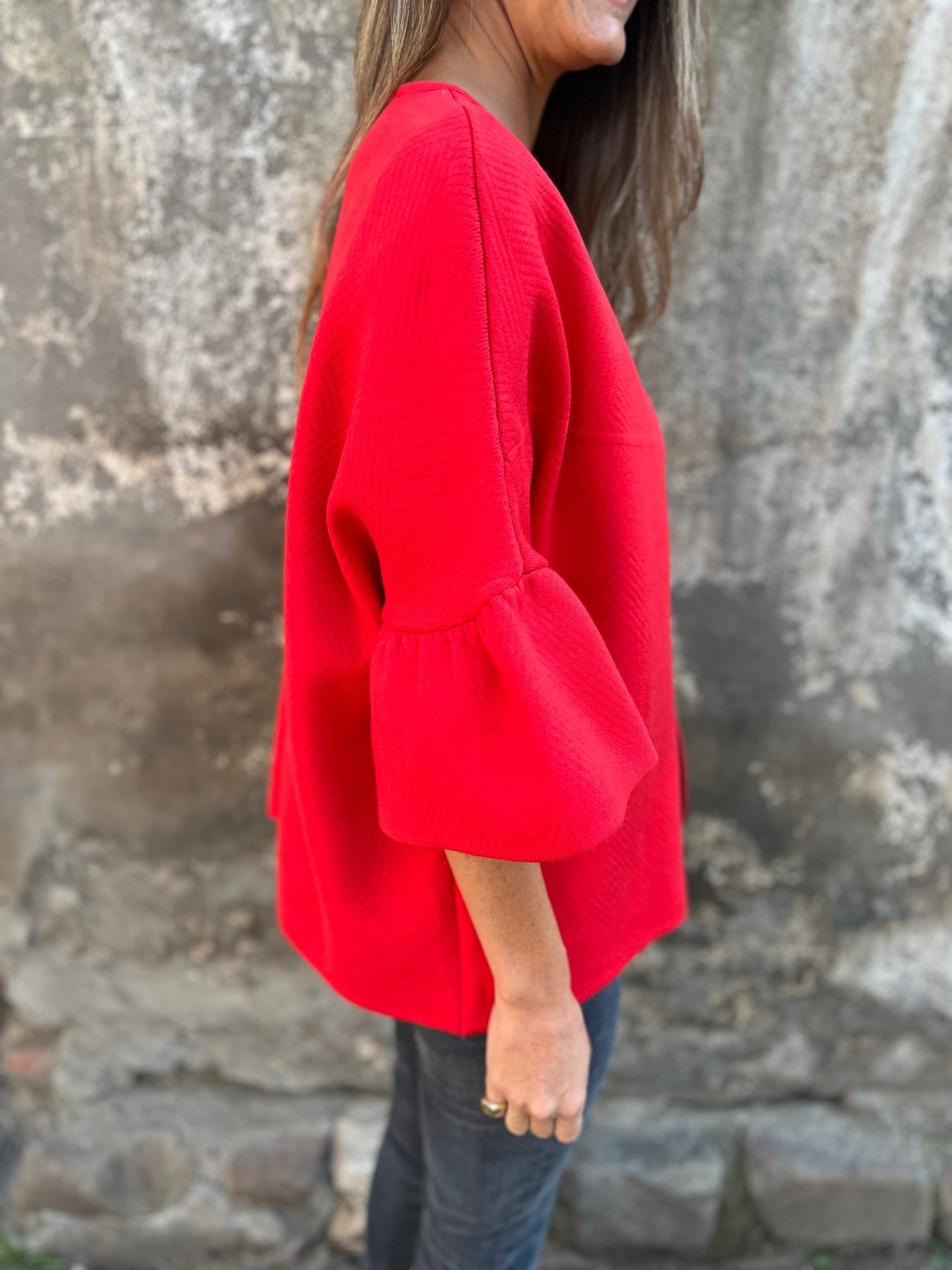 Casual Round Neck Half-Sleeve Cardigan