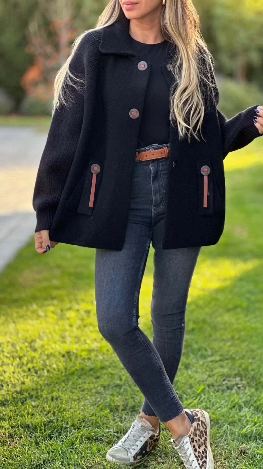 Long Sleeve Patchwork Jacket