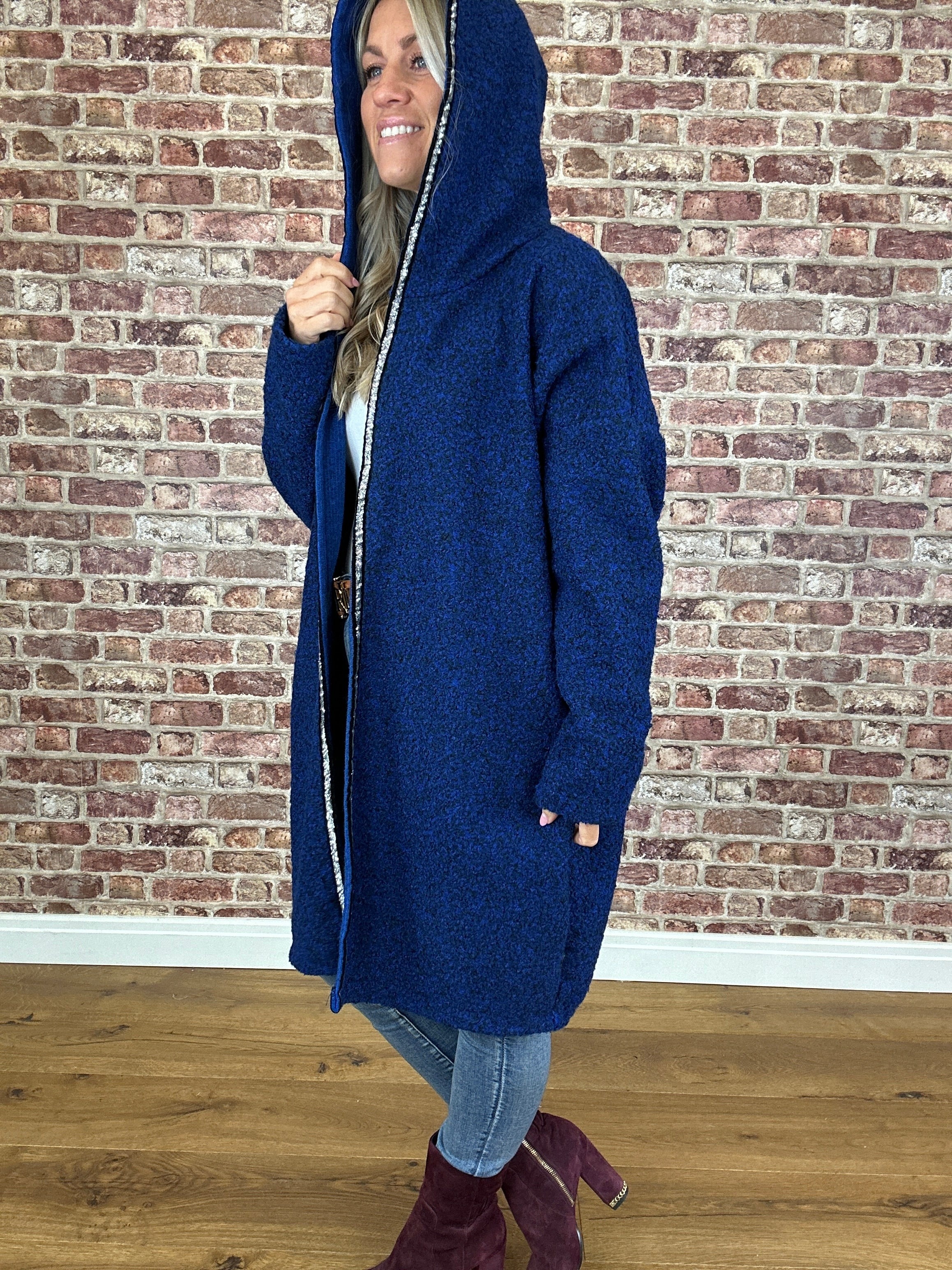 Long Sleeve Hooded Star Coat