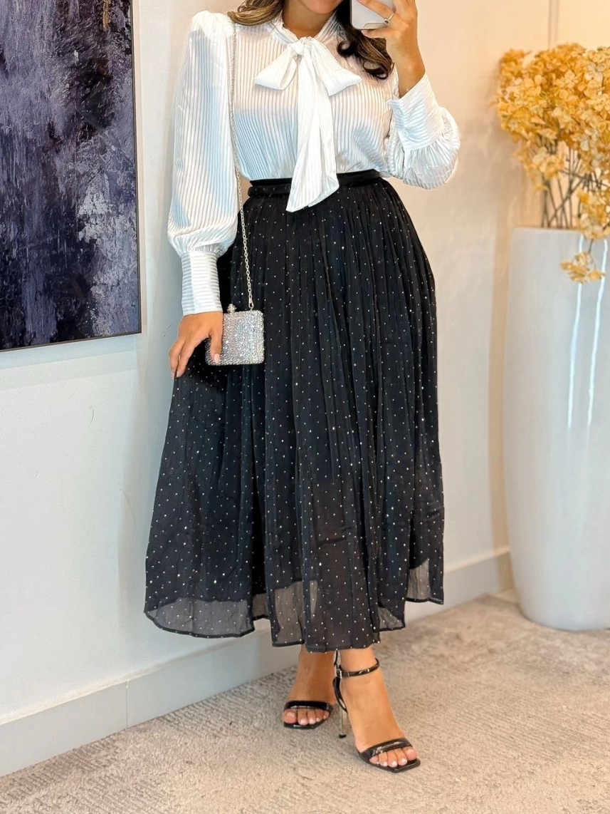Shiny Muslin Skirt