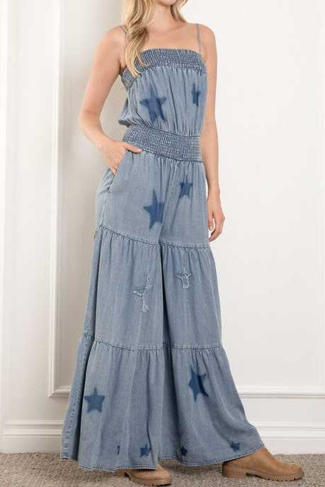 Stardust Denim Jumpsuit