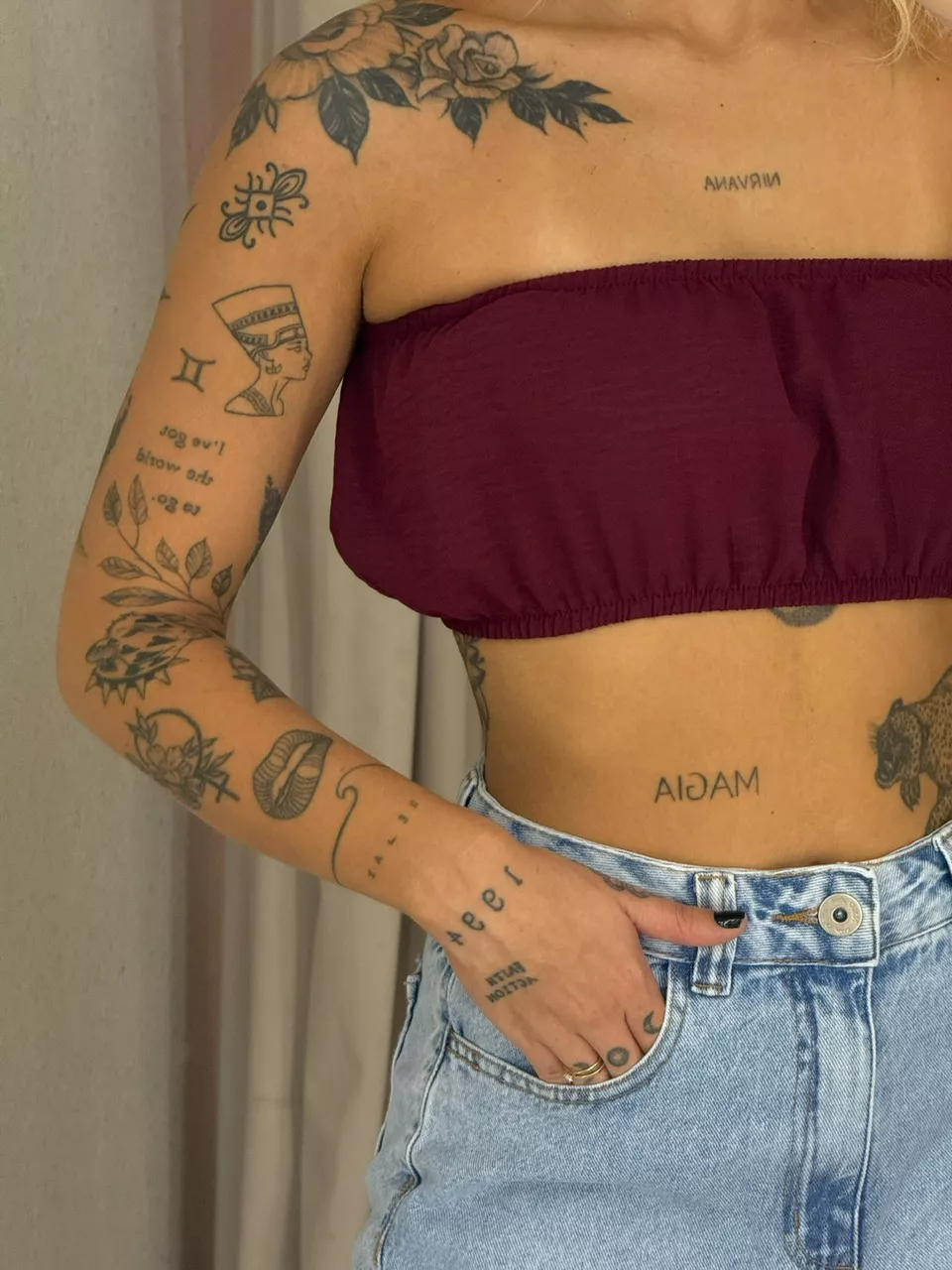 Cropped Top Versatile Asymmetrical Top