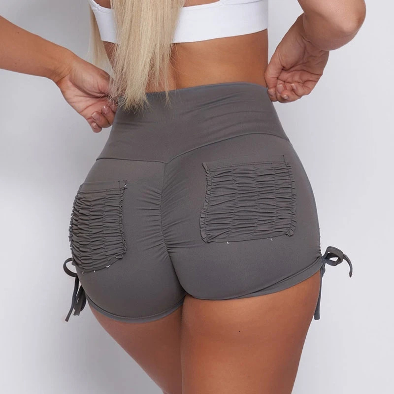  Yoga Outfit Scrunched Pocket Scrunch Butt Shorts