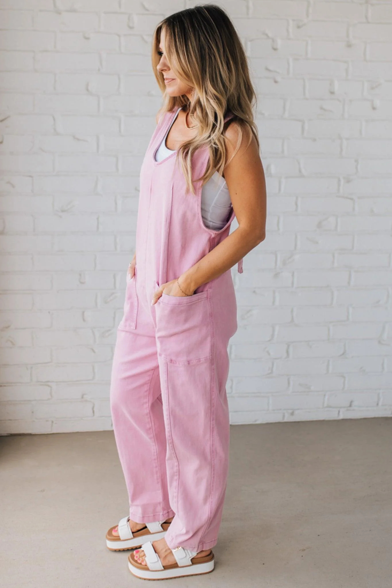 Casual Denim Jumpsuit