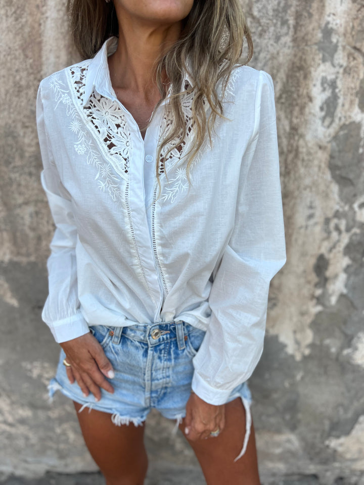 Lace Trim Shirt