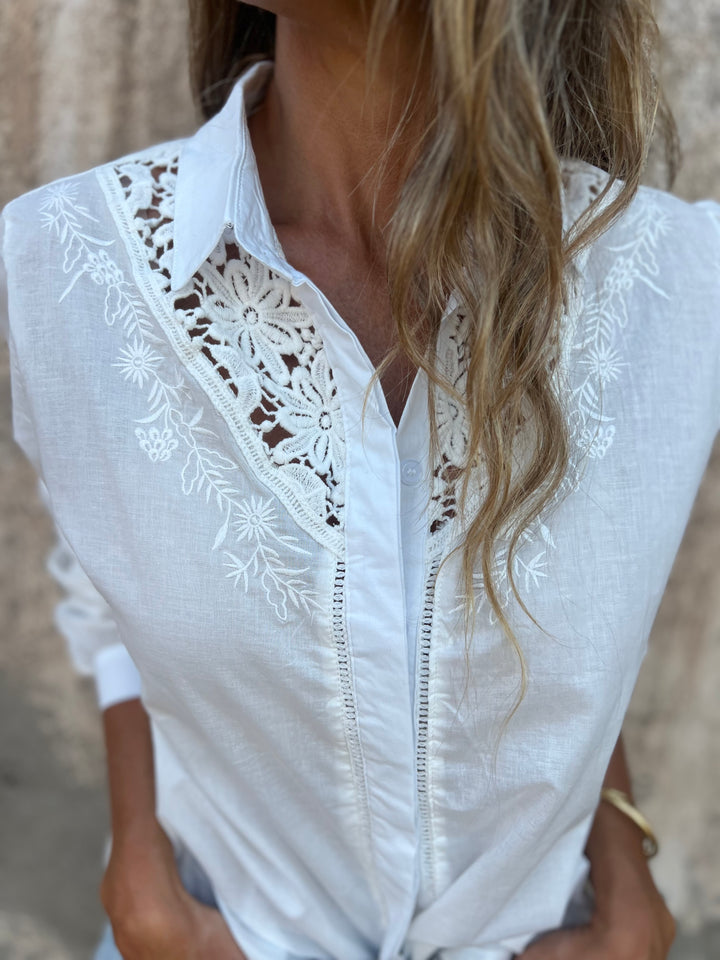 Lace Trim Shirt