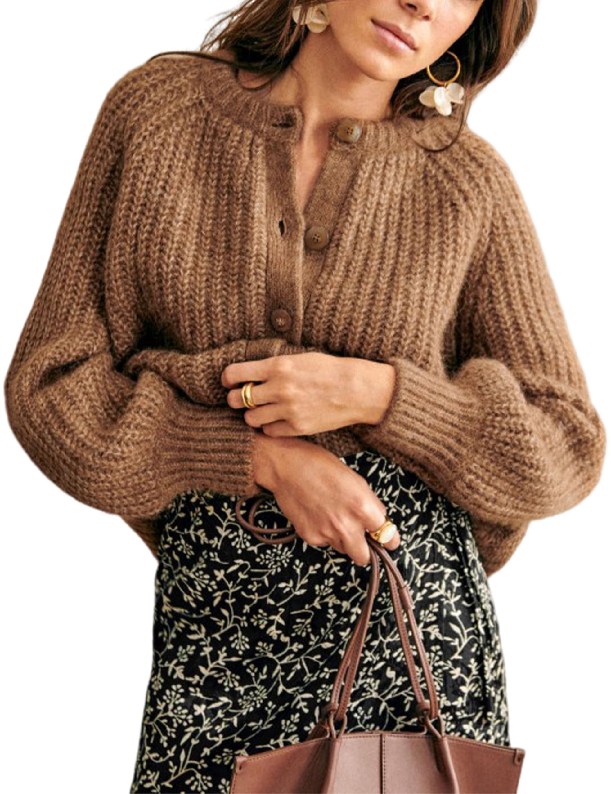 Women's Casual Long Sleeve Crewneck 