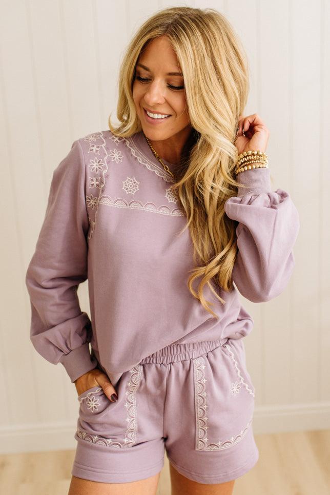Ribbed Accent Pocketed Pullover