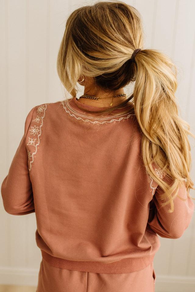 Ribbed Accent Pocketed Pullover